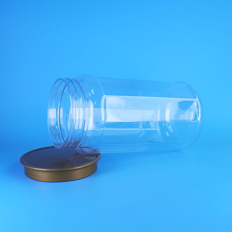 Résolutions d'emballage alimentaire bien scellant PET Plastic Jars de stockage Conception personnalisée pour les aliments