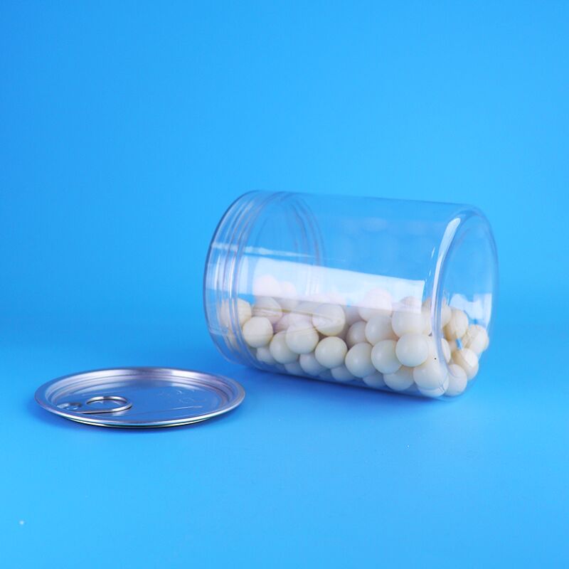 Pot en plastique PET imperméable au BPA avec conception personnalisée pour le stockage et l'emballage des aliments