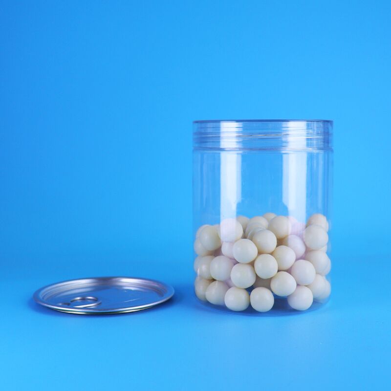 Pot en plastique PET imperméable au BPA avec conception personnalisée pour le stockage et l'emballage des aliments