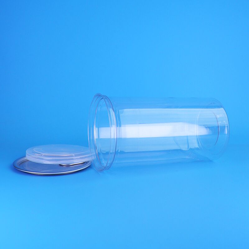 Bocal transparent en PET pour sceller les puits avec couvercles en aluminium faciles à ouvrir et options de conception personnalisée