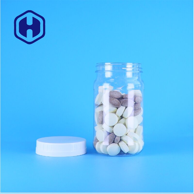 Bocal transparent en PET de qualité alimentaire pour sauces, snacks, bonbons - Sûr, élégant et fonctionnel