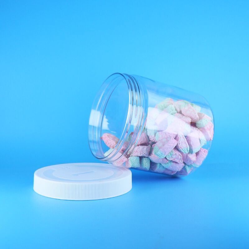 Bocaux transparents en plastique PET pour gâteaux de boulangerie, croustilles, biscuits, produits, stockage sûr