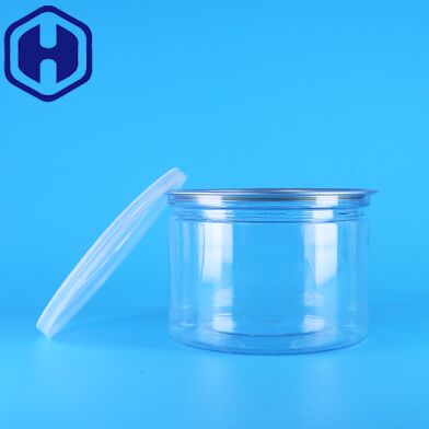 Couvercle rond en PET plastique facile à ouvrir pour boîte de conserve alimentaire, bonbons, biscuits, collations, thé
