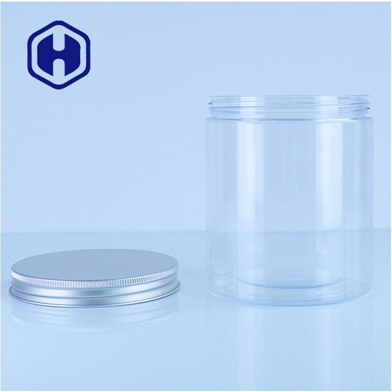 Pot rond transparent sans danger pour les aliments, stockage parfait pour les morceaux de chocolat, les mini-gâteaux et les bonbons
