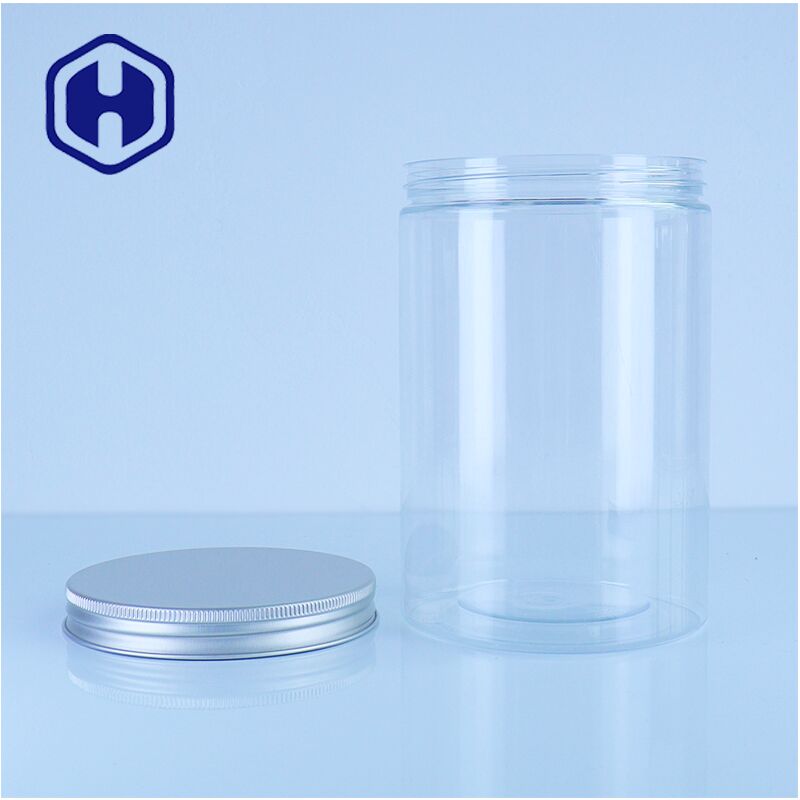 Un bocal en plastique transparent de qualité supérieure, facile à verser, de qualité alimentaire, sûr, élégant, une solution de stockage.