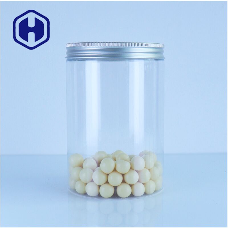 Produits alimentaires en plastique Pour le couvercle du pot Container sécurisé et élégant Pour les bonbons Grains Le café Snack Solutions d'emballage