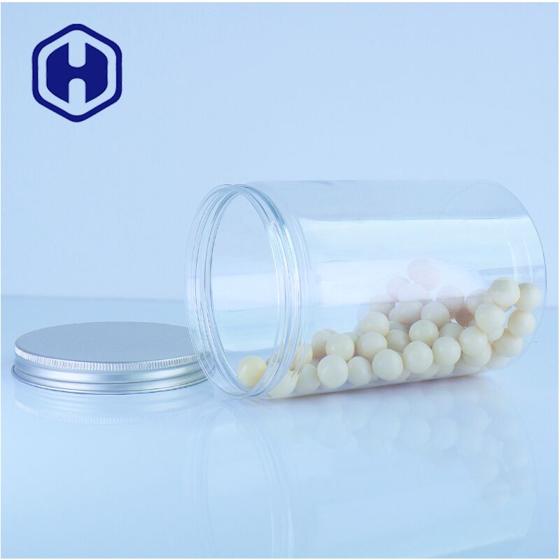 Produits alimentaires en plastique Pour le couvercle du pot Container sécurisé et élégant Pour les bonbons Grains Le café Snack Solutions d'emballage