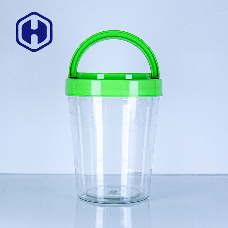 Fabricant de flacons ronds en plastique à bouche large et transparente, porte-couvercle FSSC22000