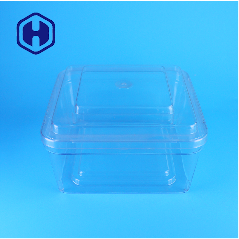 Boîte en plastique PET de qualité alimentaire pour salade gâteau fruits frais Dessert emballage OEM ODM fournisseur personnalisé