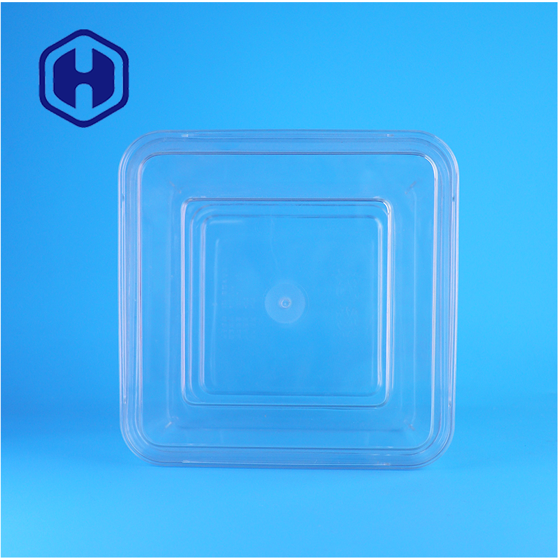 Boîte en plastique PET de qualité alimentaire pour salade gâteau fruits frais Dessert emballage OEM ODM fournisseur personnalisé