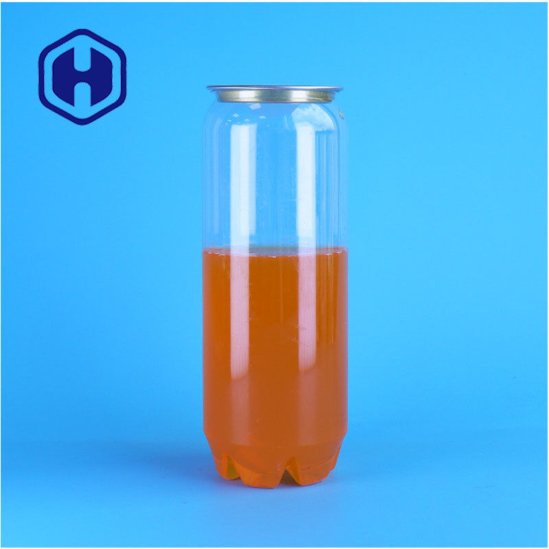 Boîte en PET transparente avec couvercle facile à ouvrir, personnalisée, pour emballage de boissons protéinées, usine de bouteilles de boissons
