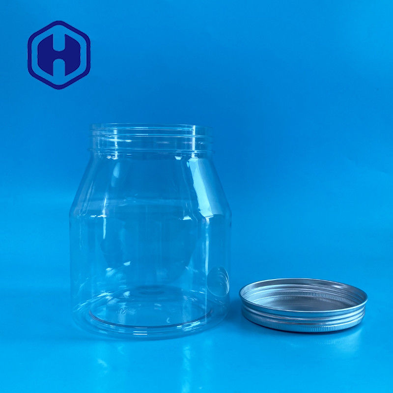 pots en plastique clairs vides de 900ml 30oz pour les biscuits konjac de Jelly Gummy Cat Dog Snacks