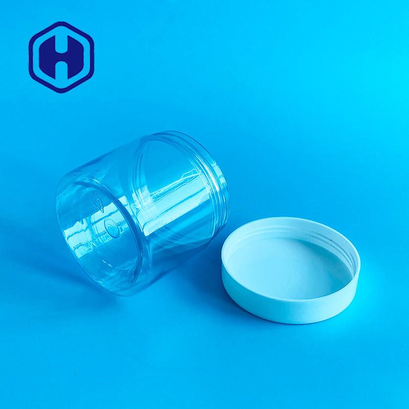 le gel facial crème de masque de soins de la peau cosmétiques en plastique clairs de pots de 180ml 6oz frottent le stockage