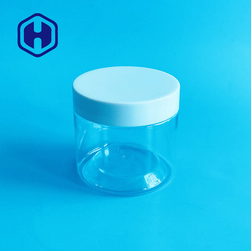 le gel facial crème de masque de soins de la peau cosmétiques en plastique clairs de pots de 180ml 6oz frottent le stockage