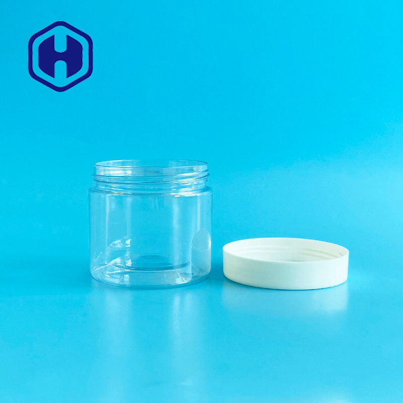 le gel facial crème de masque de soins de la peau cosmétiques en plastique clairs de pots de 180ml 6oz frottent le stockage