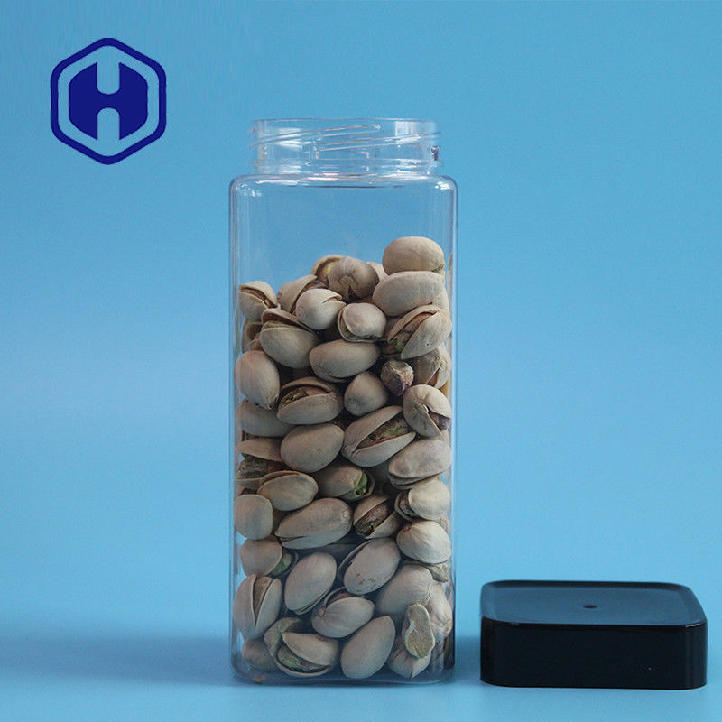 Pot en plastique d'ANIMAL FAMILIER de place de nourriture de l'emballage 555ml de riz de biscuits de pot de preuve vide claire de fuite