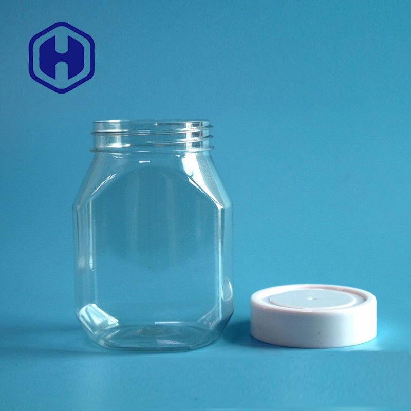 Couleur transparente de 390ml 13oz d'arachide de pot en plastique non-toxique de beurre