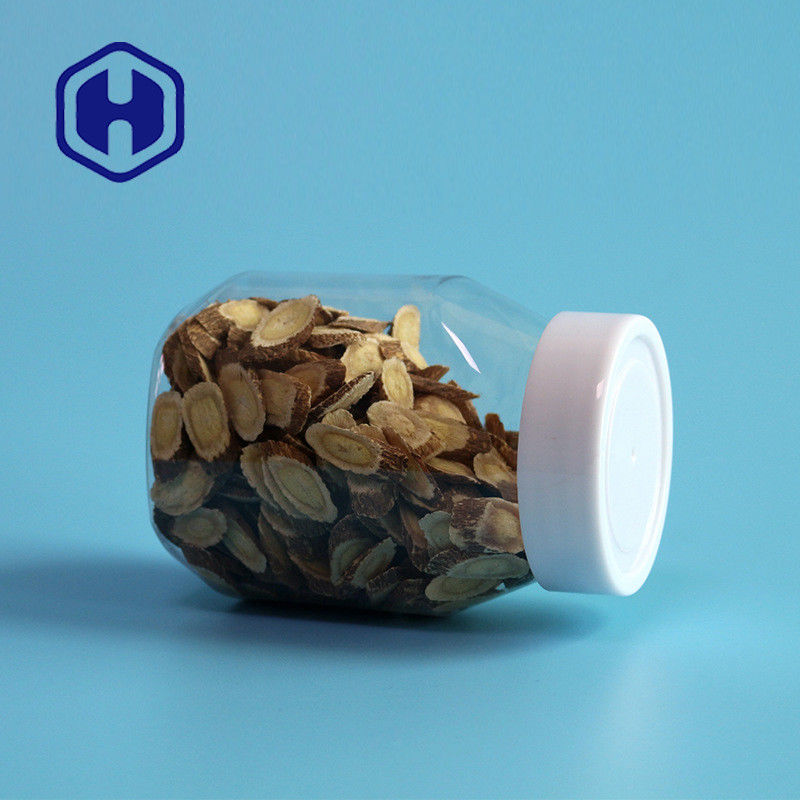 Couleur transparente de 390ml 13oz d'arachide de pot en plastique non-toxique de beurre