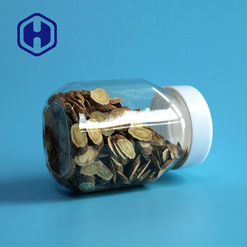 Couleur transparente de 390ml 13oz d'arachide de pot en plastique non-toxique de beurre