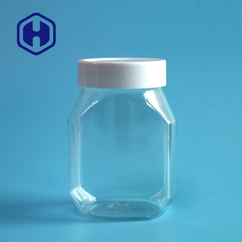 Couleur transparente de 390ml 13oz d'arachide de pot en plastique non-toxique de beurre