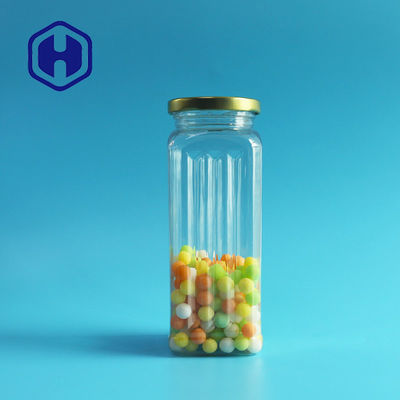 Couvercle carré en métal de fer-blanc d'ANIMAL FAMILIER de pot de chien d'emballage alimentaire en plastique transparent de festin