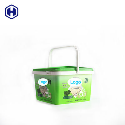 Containers en plastique IML durables Containers de stockage de nourriture en polymère moulé