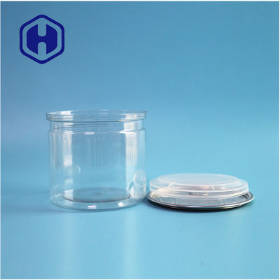 401# Cannes en PET cylindriques résistantes à l'eau pour les collations, les épices et les noix