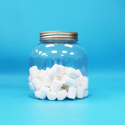 Bouchons à vis en aluminium pour bocaux alimentaires ronds en PET transparent pour bonbons, noix et aliments quotidiens, écologiques