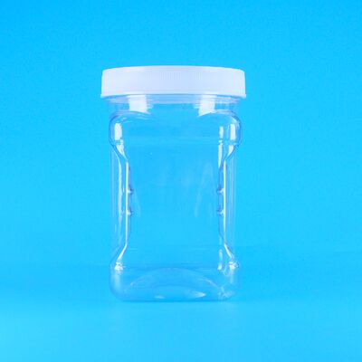 Emon Slice Cranberry Cookies Calamars Séchés PET Couvercles à Vis Transparents en Plastique Pots de Préhension Qualité Alimentaire