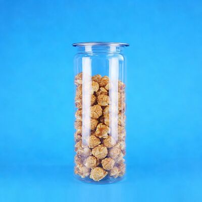 Boîte de boissons en PET sans BPA avec couvercle facile à ouvrir et capacité de 520 ml pour boissons et sodas