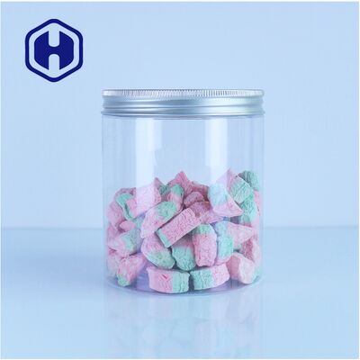 Jars de stockage d'aliments transparents Plaques en aluminium Sécurisées attrayantes pour les chocolats Gâteaux Douceurs Emballage en vrac