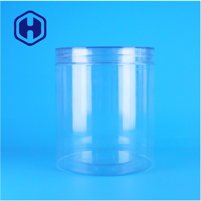 Pot fait sur commande transparent de biscuits de noix de gâteau d'aliments pour animaux de compagnie d'ANIMAL FAMILIER de catégorie comestible transparente avec le bouchon à visser