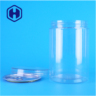 Pot de nourriture pour animaux de compagnie en plastique PET transparent de haute qualité de forme ronde, moule personnalisé selon le dessin du client