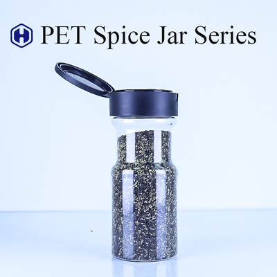 Ventes en gros de pots d'épices en PET personnalisés