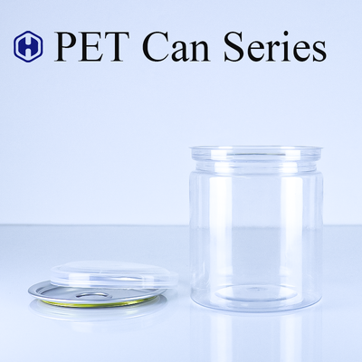 FSSC22000 Certified Clear PET Cans for Dry Food ODM Bulk Orders Modern Easy Open Design