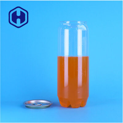 Custom Easy Open Lid Clear PET Can For Protein Drink Packaging Beverage Bottle Factory