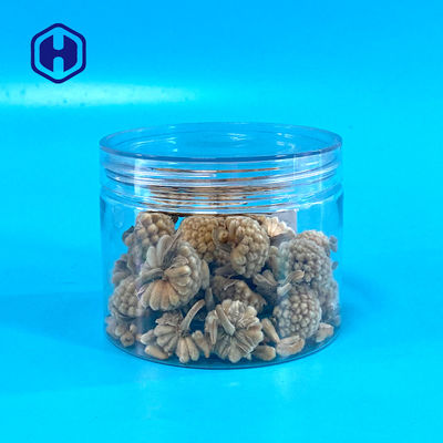 Boîtes en plastique claires en plastique de biscuits libres de Bpa avec des couvercles de vis