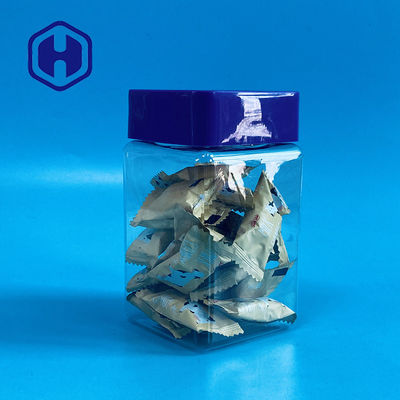 pot en plastique de preuve de la fuite 16oz pour les bâtons secs de fromage de boeuf de poissons de soie de viande